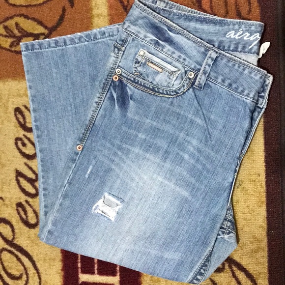 ❌SOLD❌Gorgeous AEROPOSTALE JEAN CAPRIS size 13/14 - Picture 6 of 8
